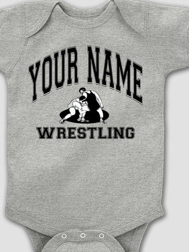 Wrestling : Printed Baby Bodysuits