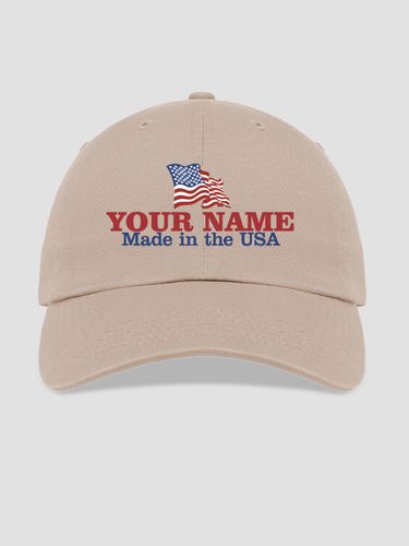 Made in the USA : Embroidered Baseball Hats