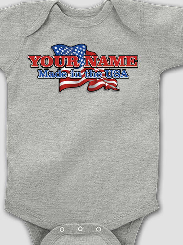 Made in the USA : Printed Baby Bodysuits