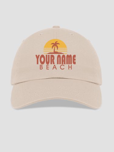 Beach : Embroidered Baseball Hats