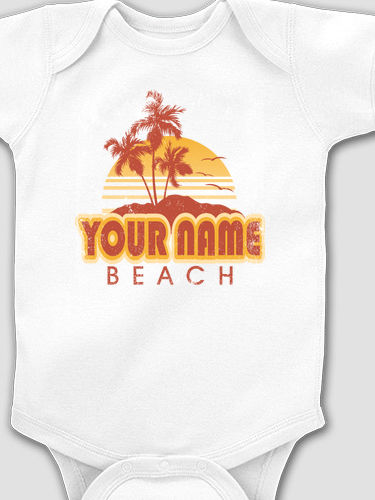 Beach : Printed Baby Bodysuits