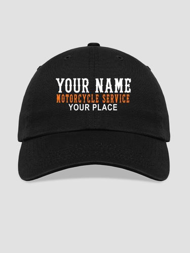 Motorcycle Service : Embroidered Baseball Hats