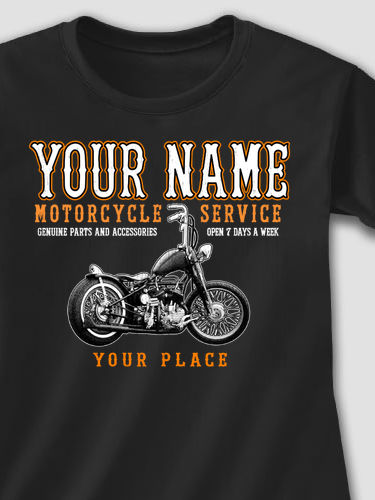 Motorcycle Service : Printed T-Shirts