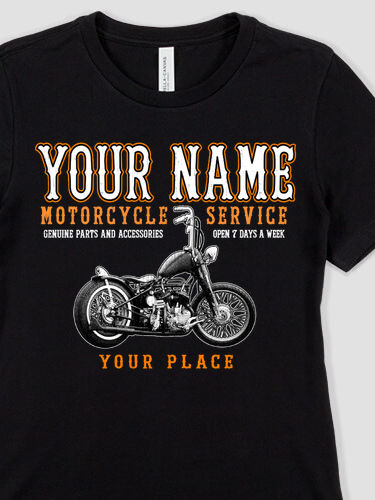 Motorcycle Service : Premium Ladies T-Shirts