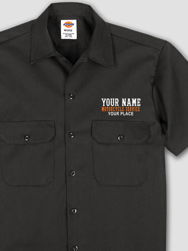 Motorcycle Service : Embroidered Work Shirts