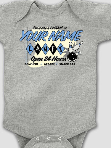 Bowling : Printed Baby Bodysuits