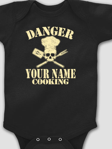 Cooking Danger : Printed Baby Bodysuits