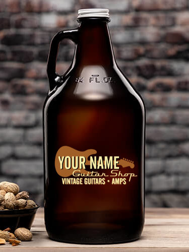 Guitar Shop : Beer Growlers - Color Printed