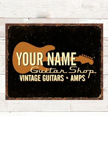 Guitar Shop : Tin Signs