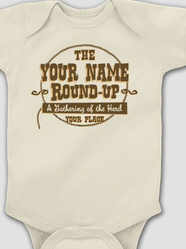 Round-up Reunion : Printed Baby Bodysuits