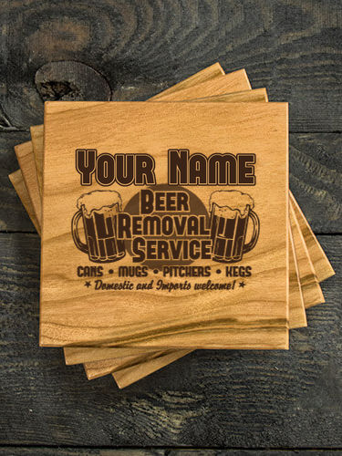 Beer Removal : Coasters - Engraved