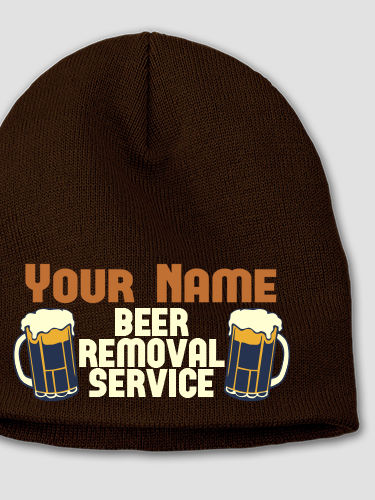Beer Removal : Embroidered Beanies