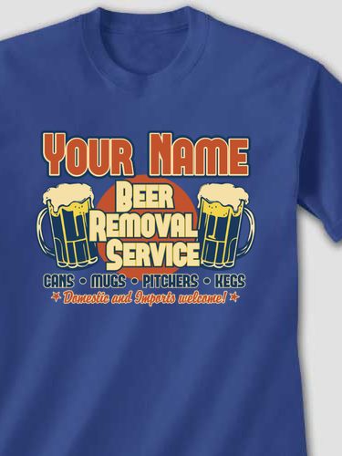 Beer Removal : Printed T-Shirts