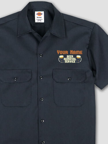 Beer Removal : Embroidered Work Shirts