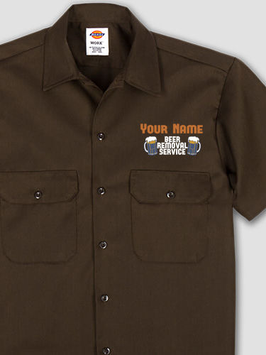 Beer Removal : Embroidered Work Shirts