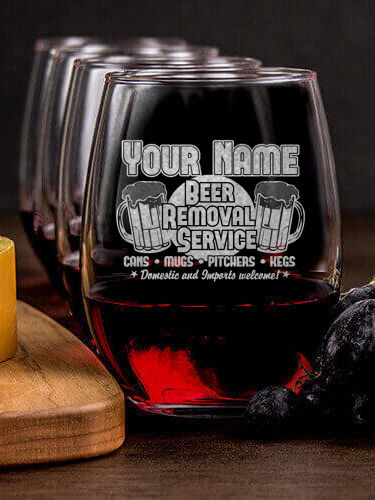 Beer Removal : Cheese Board Wine Glass Gift Sets - Engraved