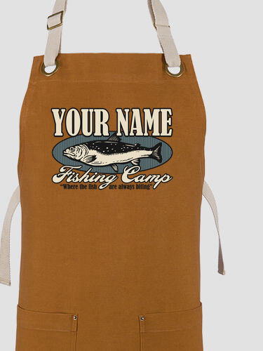 Fishing Camp : Printed Canvas Work Aprons