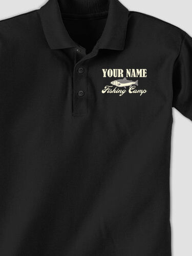 Fishing Camp : Embroidered Polo Shirts