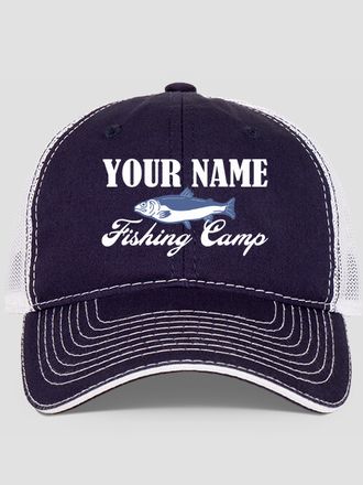 Fishing Camp : Embroidered Trucker Hats