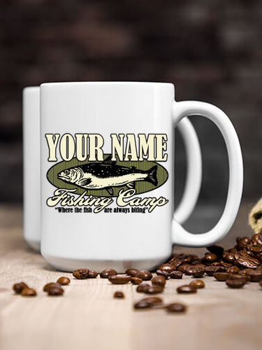Fishing Camp : Ceramic Coffee Mugs