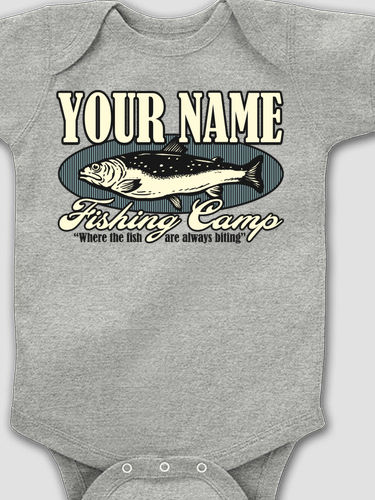 Fishing Camp : Printed Baby Bodysuits