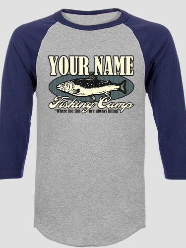 Fishing Camp : Printed Raglan Shirts