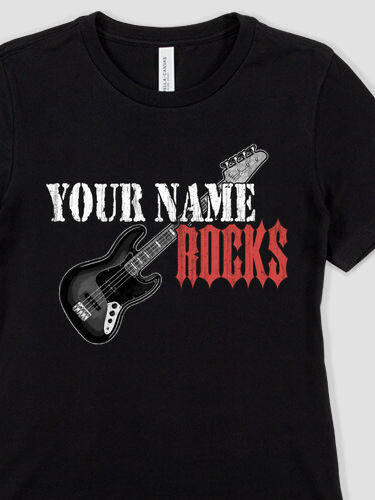 Rocks Bass : Premium Ladies T-Shirts