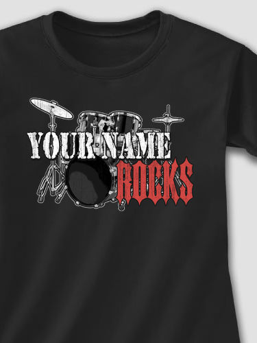 Rocks Drums : Printed T-Shirts
