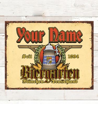 Biergarten : Tin Signs