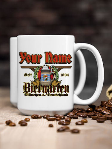 Biergarten : Ceramic Coffee Mugs