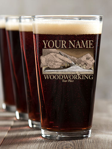 Woodworking : Pint Glasses - Color Printed