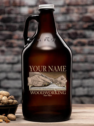 Woodworking : Beer Growlers - Color Printed