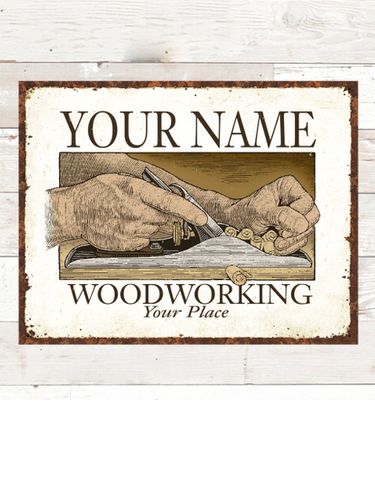 Woodworking : Tin Signs