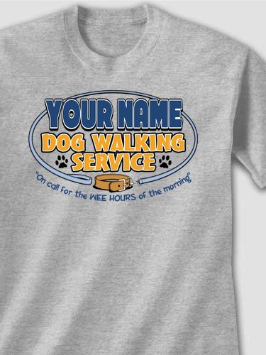 Dog Walking Service : Printed T-Shirts