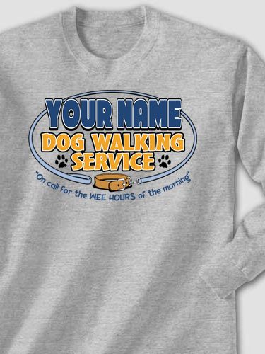 Dog Walking Service : Printed Long Sleeves