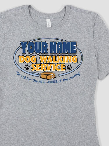 Dog Walking Service : Premium Ladies T-Shirts