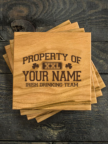 Irish Drinking Team : Coasters - Engraved