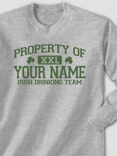 Irish Drinking Team : Printed Long Sleeves