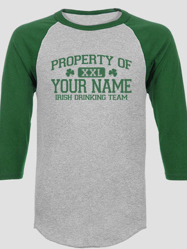 Irish Drinking Team : Printed Raglan Shirts