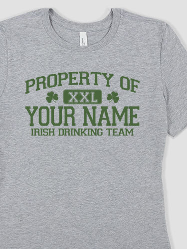 Irish Drinking Team : Premium Ladies T-Shirts