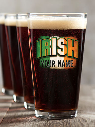 Irish Colors : Pint Glasses - Color Printed