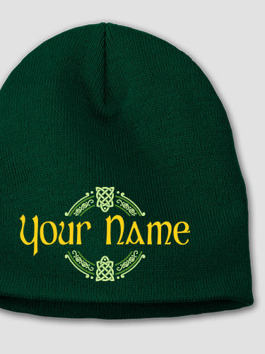 Celtic Cross : Embroidered Beanies