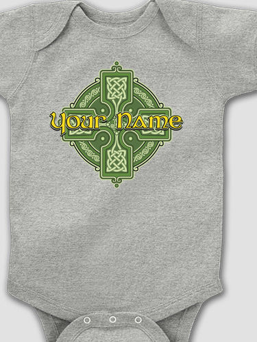 Celtic Cross : Printed Baby Bodysuits