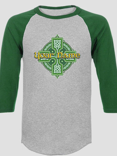 Celtic Cross : Printed Raglan Shirts