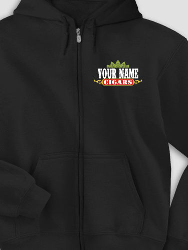 Cigars : Embroidered Zip Hoodies