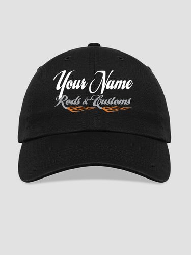 Rods and Customs : Embroidered Baseball Hats