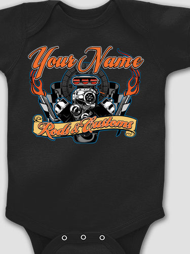 Rods and Customs : Printed Baby Bodysuits
