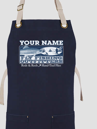 Fly Fishing : Printed Canvas Work Aprons