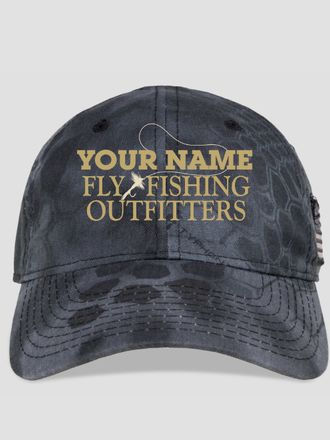 Fly Fishing : Embroidered Kryptek Tactical Camo Hats