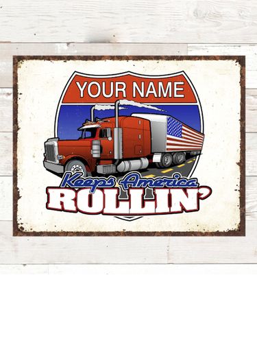 Trucking : Tin Signs